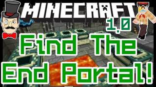 Minecraft 10 ENDER EYE  Find The End Portal Room in Strongholds [upl. by Mclyman]