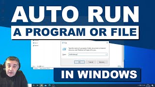 Windows 10 Autorun Program or File on Startup [upl. by Erde]