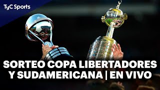 EN VIVO 🔴 Sorteo  Copa LIBERTADORES y Copa SUDAMERICANA  River Boca Racing San Lorenzo y más [upl. by Enitsenrae330]