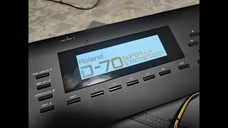 Roland D70 Demo play after overhaul [upl. by Nitsirt739]