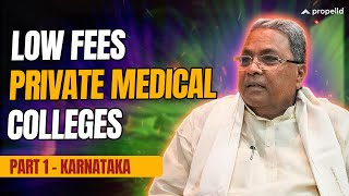 Affordable Medical Colleges in Karnataka  Fees  CutOff  Admission [upl. by Munsey]