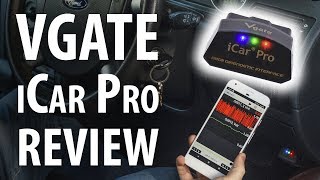 Review Vgate iCar Pro OBDII scan tool Bluetooth 4 BLE [upl. by Desdee813]