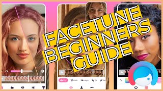 How to Use Facetune For Beginners 2023 FaceTune Tutorial [upl. by Aivila784]