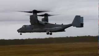 MV22 Osprey  Parachute Operations with CLB24 Marines [upl. by Domineca]