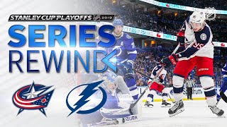 SERIES REWIND Blue Jackets sweep Lightning in First Round [upl. by Navac642]