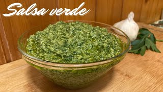 Salsa verde  Ricetta facile e gustosa [upl. by Navert]