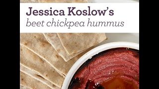 Jessica Koslows beet chickpea hummus recipe powered by the Fast Slow Pro™ [upl. by Lunn]