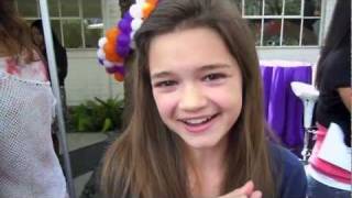 Ciara Bravo Lollipop Theater Network Interview [upl. by Clotilde]