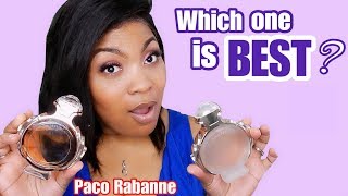 Paco Rabbane Olympea vs Olympea Aqua Perfume Review and Comparison [upl. by Casie]