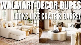 WALMART IS TAKING OVER THE HOME DECOR WORLD NEW CB2 amp CRATE BARREL DUPES [upl. by Ybloc]