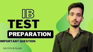 IB Written Test Preparation  Important Questions Past Papers [upl. by Hawley69]