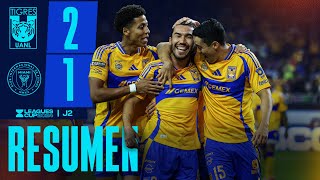 📹 Resumen  Tigres 2  1 Miami  Jornada 2  Leagues Cup 2024 [upl. by Pammy951]