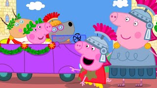 Peppa Pig Learns All About Romans  Kids TV And Stories [upl. by Iniretake703]