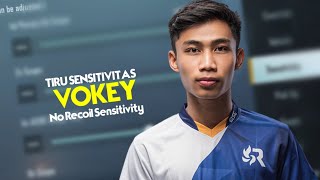 SENSITIVITAS VOKEY TERBARU 2021 No Gyro Sensitivity  Sensitivitas Terbaik PUBG Mobile [upl. by Frankel820]