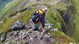 down of am bodach on the aonach eagach [upl. by Elletsirk]