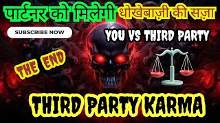 धोखेबाज़ पार्टनर का हुआ ये हाल 💯THIRD PARTY KARMA ❤️NO CONTACT tarot love viral shorts hindi [upl. by Ogu]