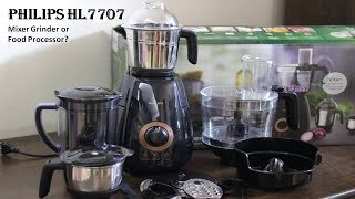 Philips Mixer Grinder HL7707 Unboxing  Best Mixer Grinder or Food Processor [upl. by Sorgalim]