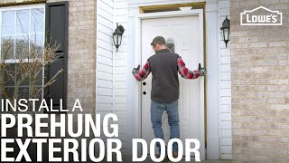 How To Install A Prehung Exterior Door [upl. by Peppie]