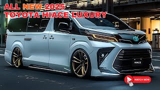 First Look All New 20252026 Toyota HiAce  The Most Luxury Van [upl. by Ahtelrac666]