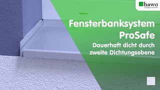 Fensterbank dauerhaft dicht in WDVS einbauen mit 2 Dichtungsebene  Wärmedämmung von hawo [upl. by Helen13]