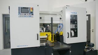 METALLKRAFT  HMBS 300x300 CNC X ZweiSäulenHorizontalMetallbandsäge [upl. by Ibrab]