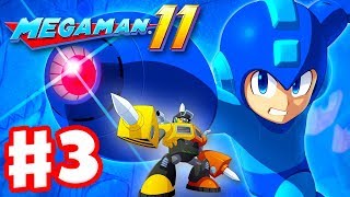 Mega Man 11  BlockMan Stage Perfect Run No Damage [upl. by Allmon]