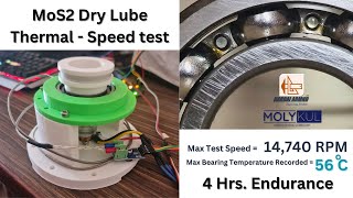 Deep Groove Ball Bearing 6007 Molybdenum Disulfide By Hardai ARMND High speed Vs Bearing Heat [upl. by Hughie]