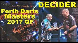 Taylor V van Barneveld QF Decider 2017 Perth Darts Masters [upl. by Gibert]