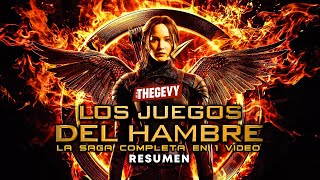 LA SAGA COMPLETA DE LOS JUEGOS DEL HAMBRE EN 1 HORA RESUMEN THEGEVY [upl. by Strohl]