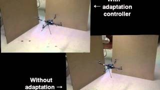 Adaptive Control for a quadrotor UAV Operating Near a Wall [upl. by Wilder]