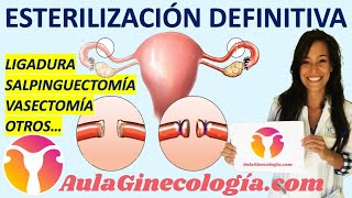 ESTERILIZACIÓN DEFINITIVA LIGADURA DE TROMPAS Y OTRAS ✂️ TÉCNICA ✂️  Ginecología y Obstetricia [upl. by Joly]