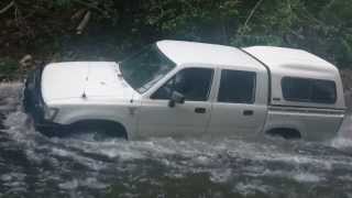 Hilux LN106r Water Crossing [upl. by Zavala951]