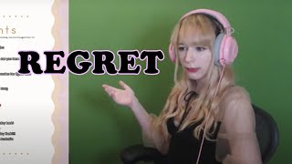 Keekihime REGRETS Streaming With Green Screen【KeekiClip】 [upl. by Icyak]