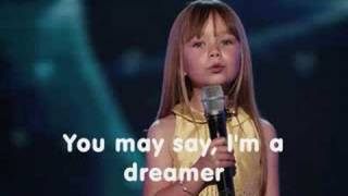 Connie Talbot  Imagine With lyrics [upl. by Atiz]