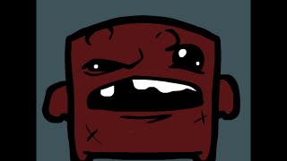 Super Meat Boy  Rapture Dark World No Death Zombie Boy Achievement [upl. by Lebisor]