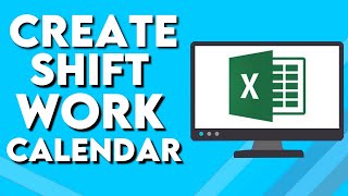 How To Create Shift Work Calendar on Microsoft Excel [upl. by Lekcar]