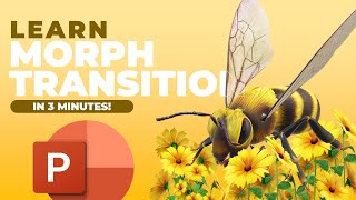 Learn Morph Transition in 3 MINUTES  PowerPoint Tutorial [upl. by Eeuqram165]