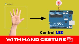 Hand Gesture Controlled LED using OpenCV and Arduino  Python Projects [upl. by Anirbas390]