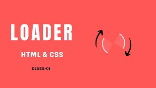 How to create Loader Animation using HTML amp CSS  Loader Animation Tutorial  Coding Grin [upl. by Cam686]