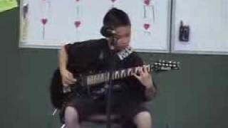 9 Year Old Boy Guitar Player Metallica [upl. by Aicinad]