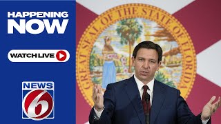 WATCH LIVE DeSantis holds news conference in Tampa [upl. by Whetstone]