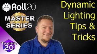 Roll20 Master Series  Tips for Using Dynamic Lighting [upl. by Naillij]