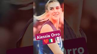 Alessia Orro ❤️🇮🇹 italy volleyball pallavolo olympics paris2024 olympics2024 oro tall [upl. by Attennot856]