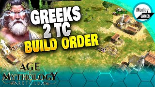 Best Greek Build Order for FAST Expansion in Age of Mythology Retold [upl. by Ainesey]