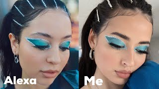 Copying Alexa Demies Makeup for a WEEK [upl. by Deana]