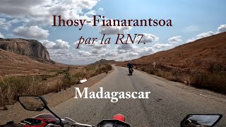 Circuit moto IhosyFianarantsoa par la RN7 192 km Madagascar [upl. by Paehpos]