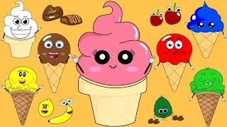 Ice Cream Colors Song [upl. by Adnaloj]