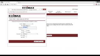 Edimax ADSL Modem Router  Setup WPA Wireless Security [upl. by Jamin]