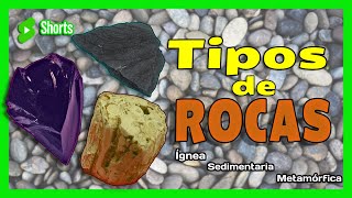 🟤TIPOS DE ROCAS 💎 Rocas Sedimentarias Ígneas🌋y Metamórficas⚒️ Aprende GEOLOGÍA MODO FÁCIL ✔️ [upl. by Aislehc]