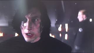 Kylo Ren chokes General Hux Star Wars 8 scene [upl. by Sevart737]